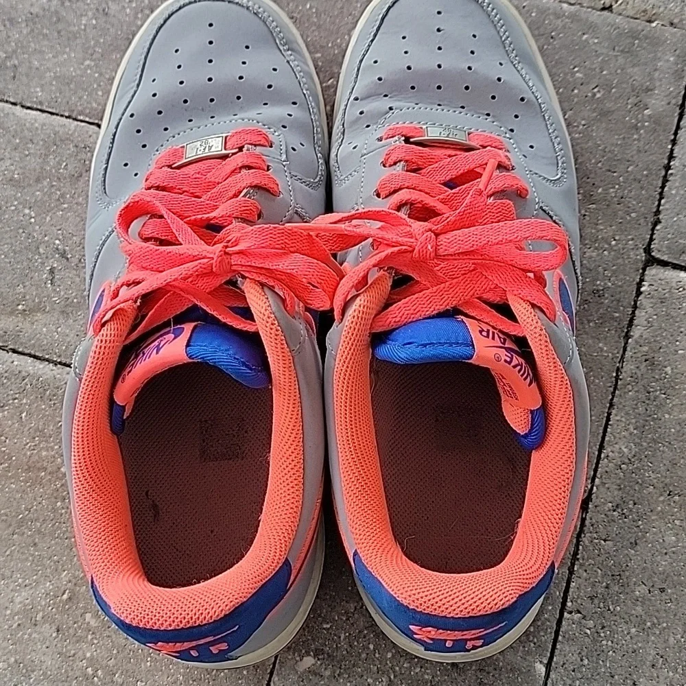 Nike Air Force 1 Low Grey, Royal Blue, Hot Pink March 2012 - Picture 6 of 7